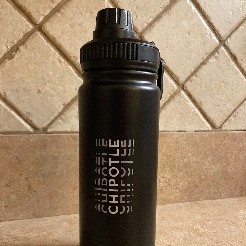 Chipotle Brand Water Bottle